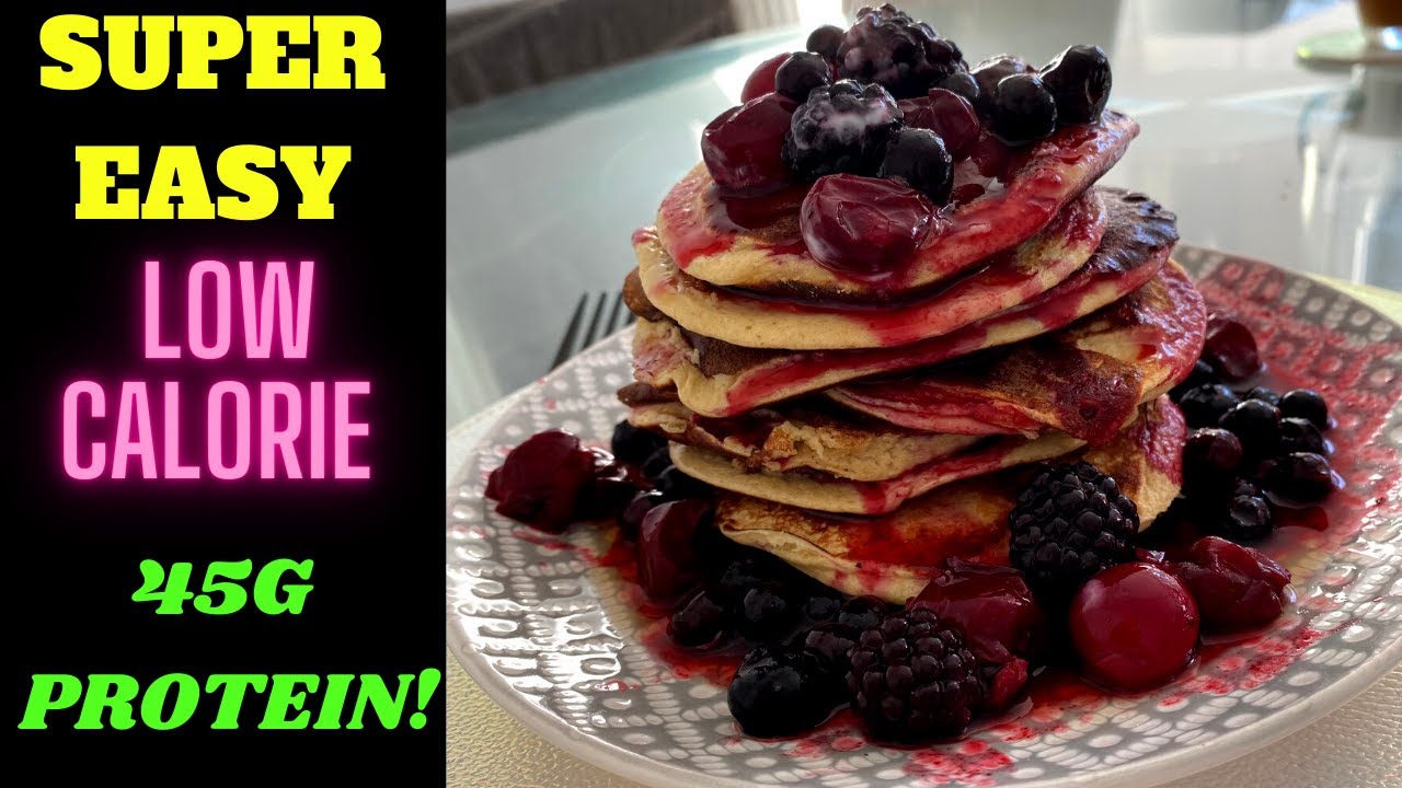 How to make perfect PROTEIN PANCAKES (LOW CALORIE & HIGH PROTEIN - great for weight loss)