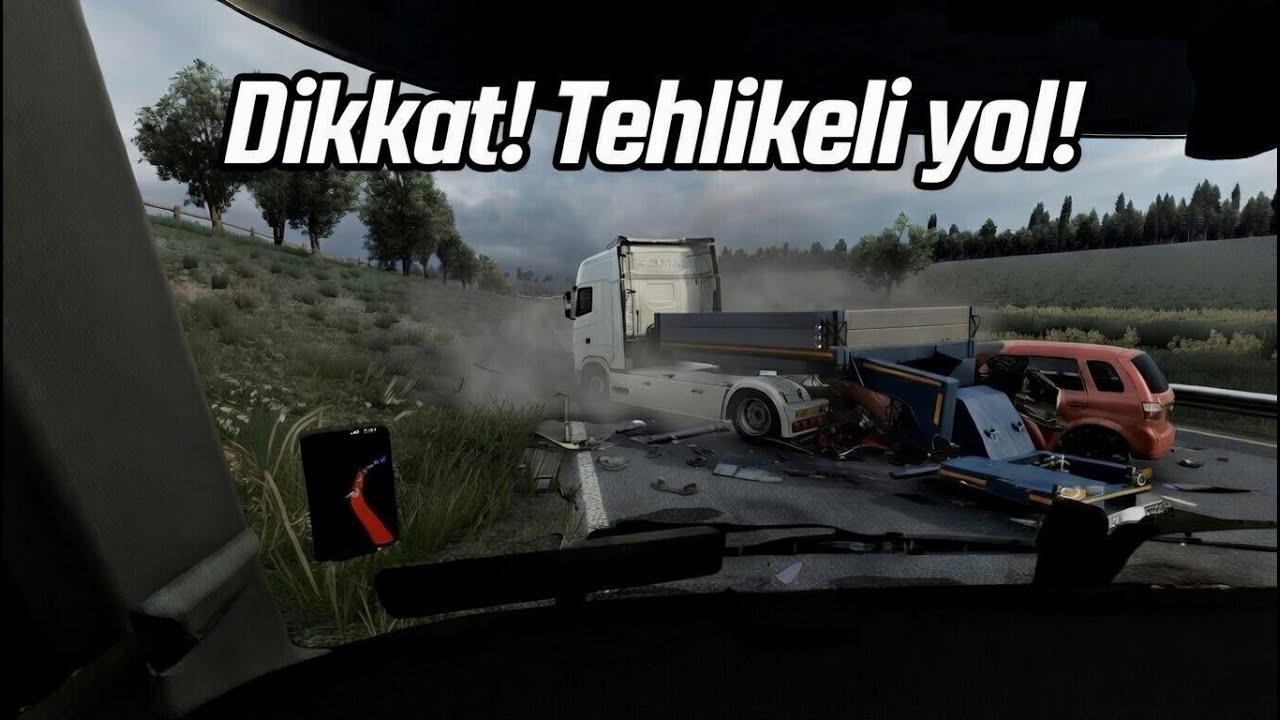TRAFİK POLİSİNİN İZLERKEN EMEKLİ OLMAYA KARAR VERDİĞİ KAZALAR VE ANLAR | [RTX 5080] | #ets2 #g29