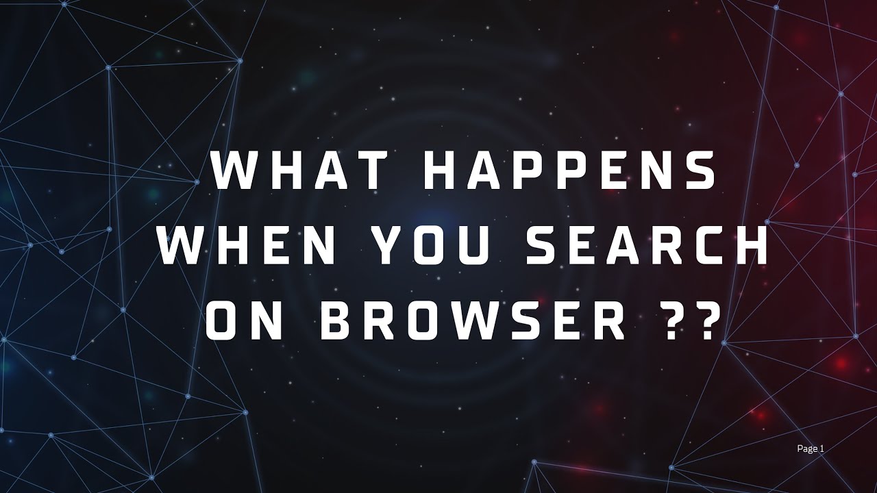 What Happens When You Search on a Browser ?  Computer Networks Explained ....
