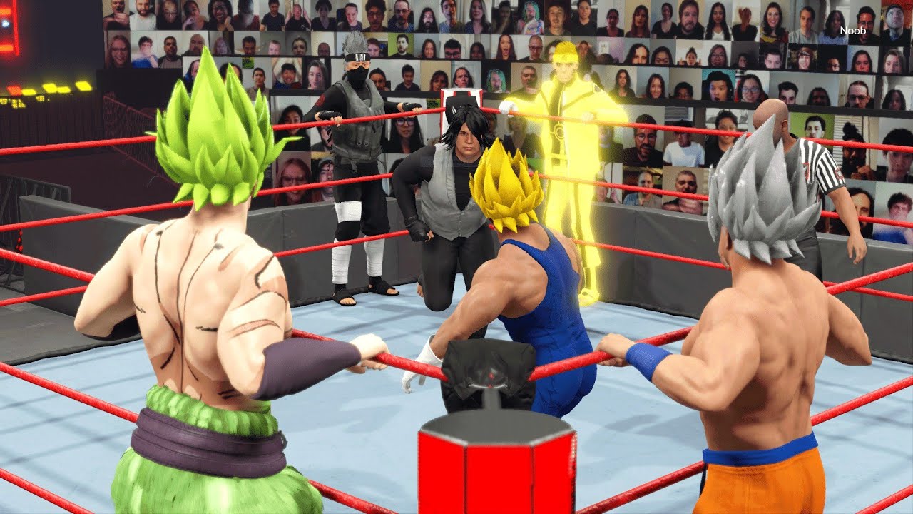 Team 7 (Naruto) Vs Team Saiyans - ONLY FINISHERS ELIMINATION MATCH | WWE 2K23