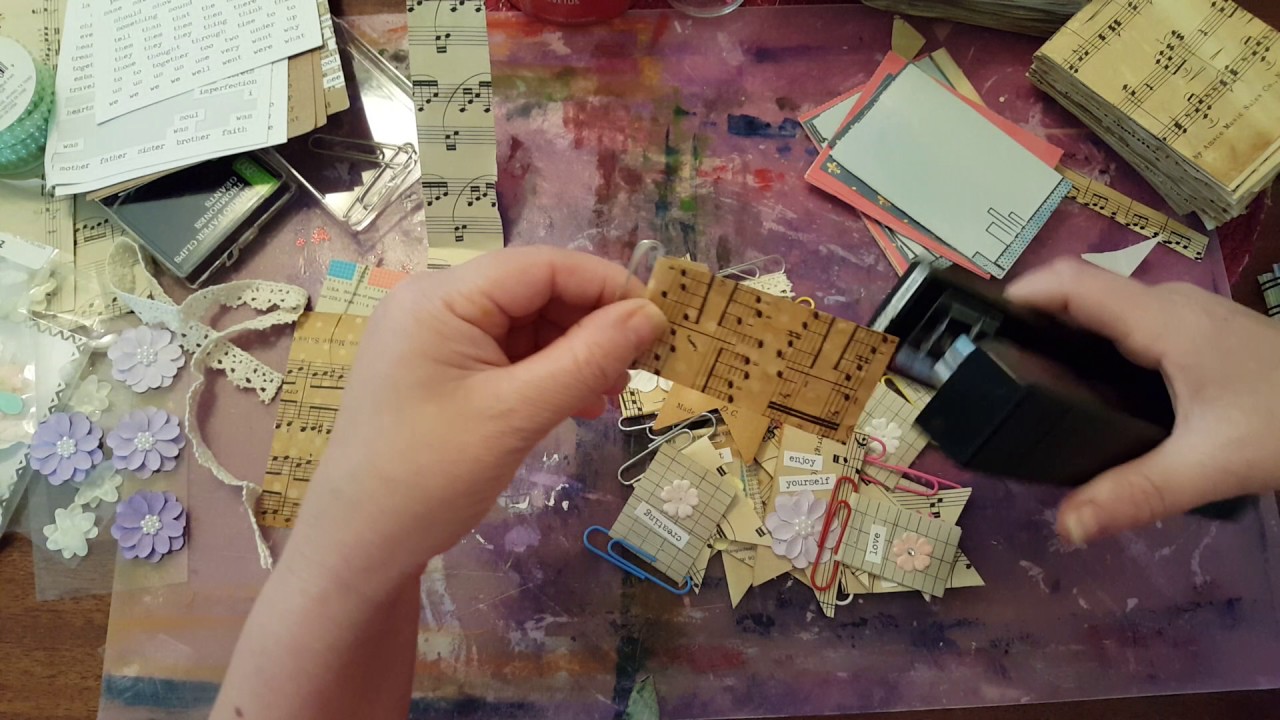 Tutorial: Embellishments from Leftover Paper Scraps