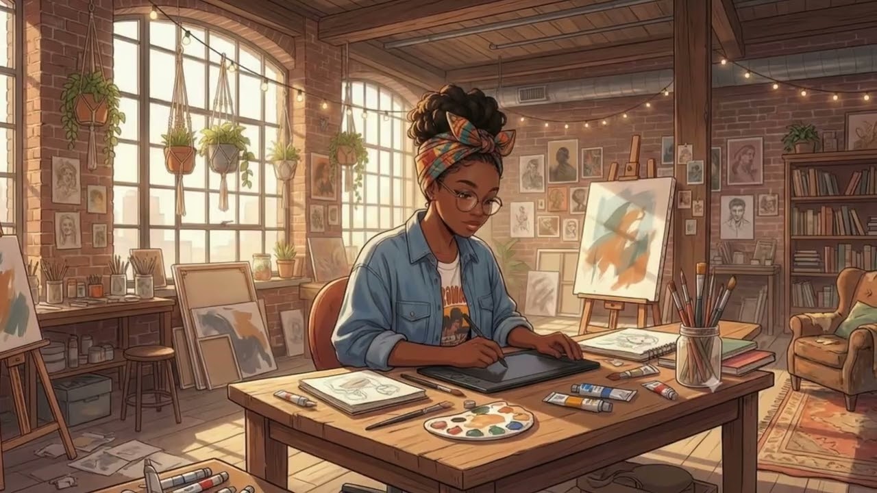 Creative Studio Session | Artistic Lofi Music for Makers & Designers & Everyone ✨