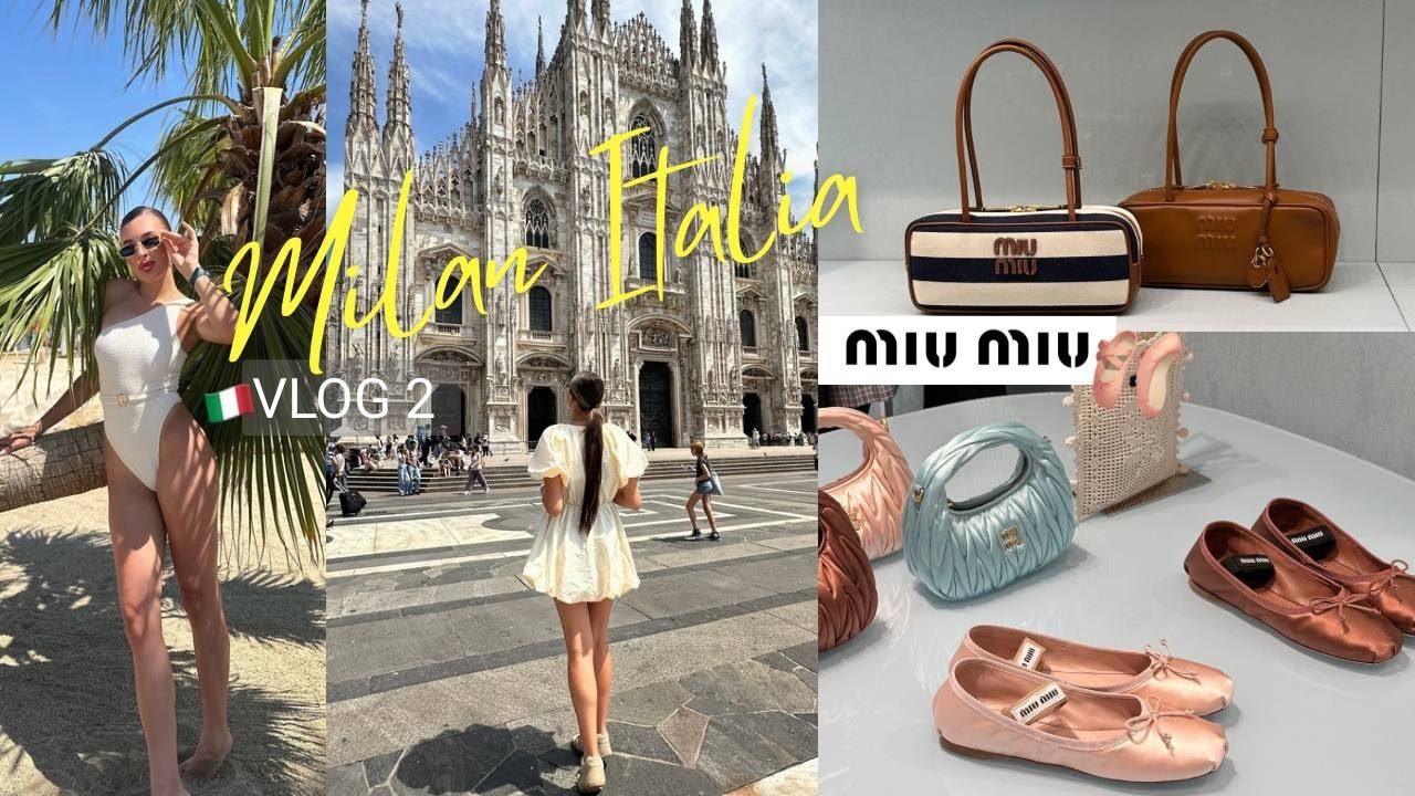 ITALY VLOG 2: Milan.Тяжелый Люкс Miu Miu. Louis Vuitton. Gucci. Luxury vlog