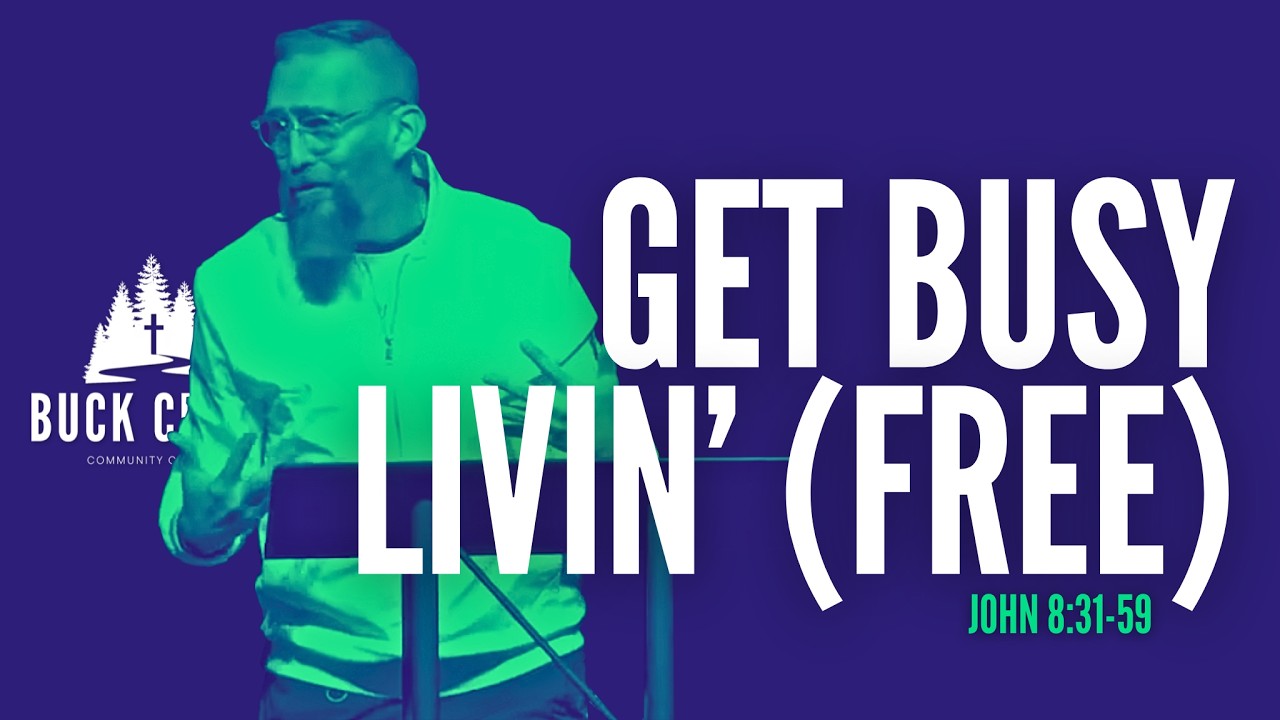 THE REAL JESUS: JOHN'S GOSPEL | John 8:31-59 | Get Busy Livin' (Free) | Christopher Hall