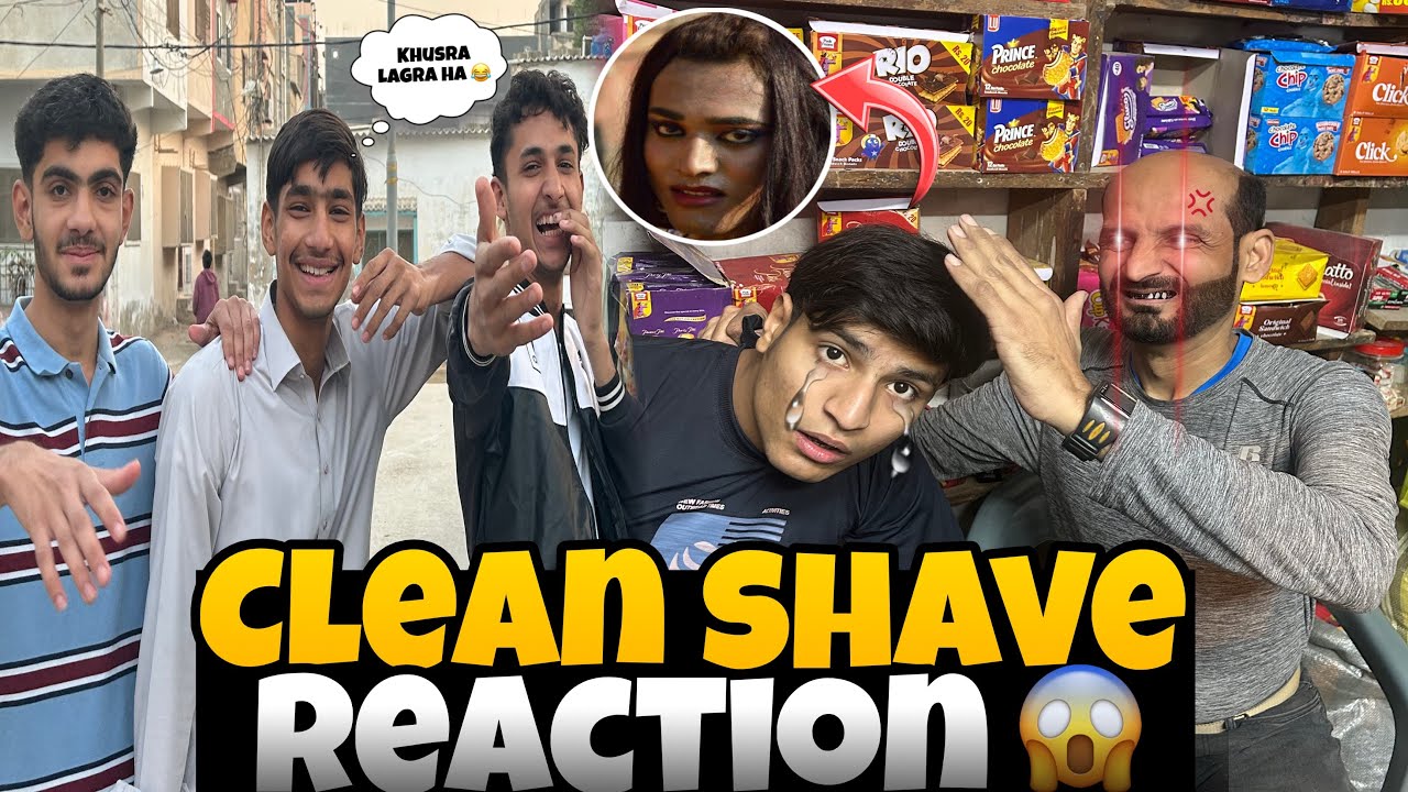 Clean shave Reaction of papa and friends 😱II Gone wrong 🥲