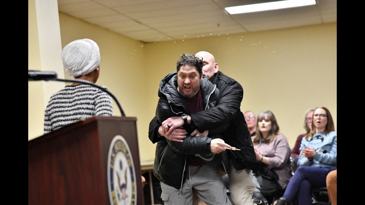 Rep. Ilhan Omar sprayed with liquid, man arrested: What we know