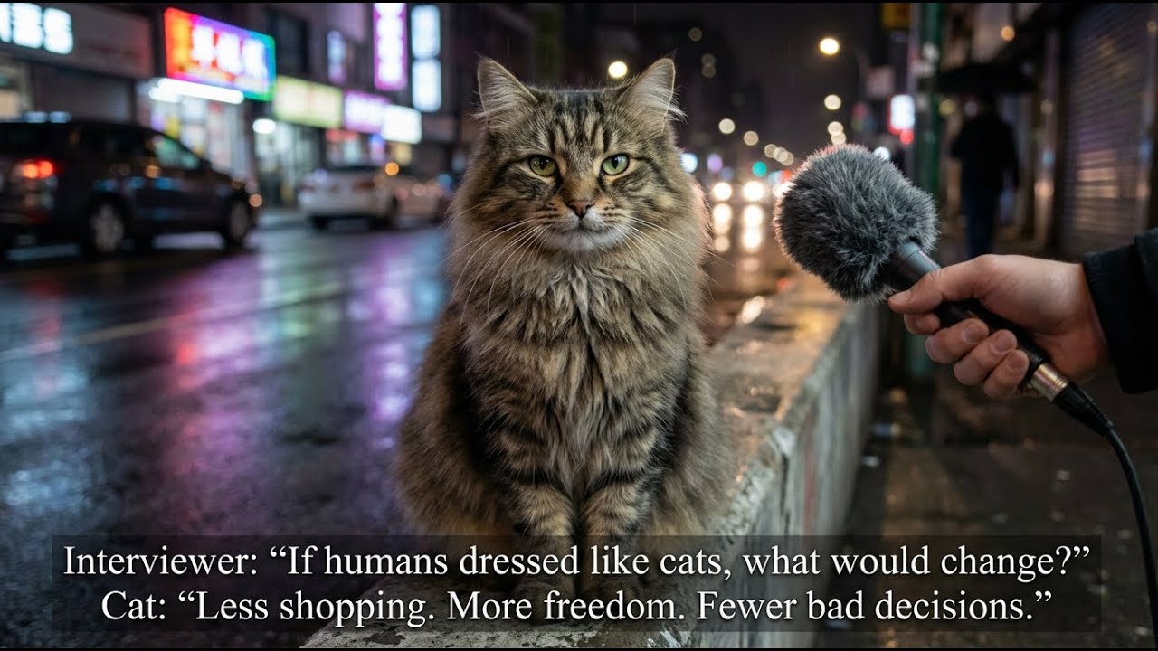 A Cat Judges Human Outfits (Brutally Honest)