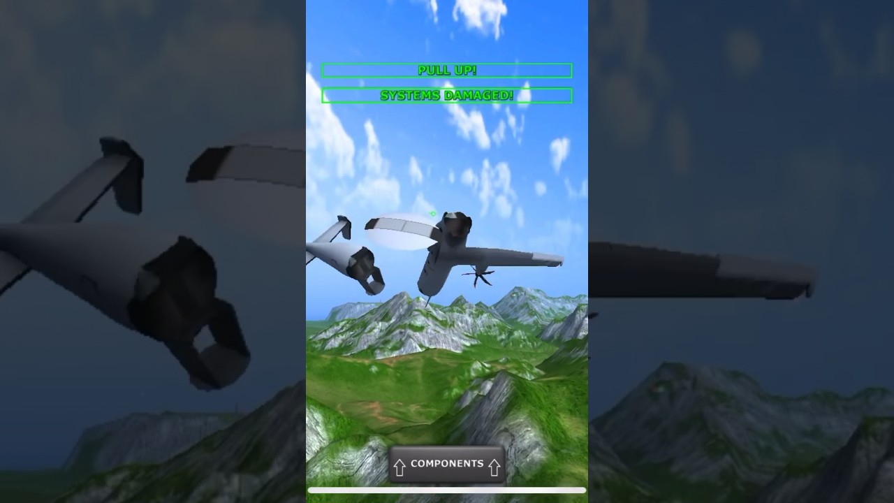 E42 crashes into a mountain splitting it apart#aviation #airplanecrash #crash