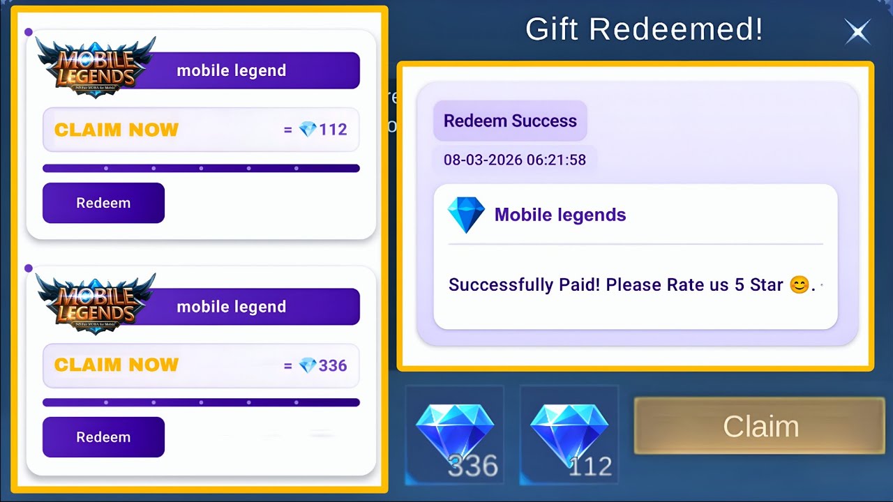 How to Redeem Free Diamonds in Mobile Legends | Easy Way to Claim Diamonds!