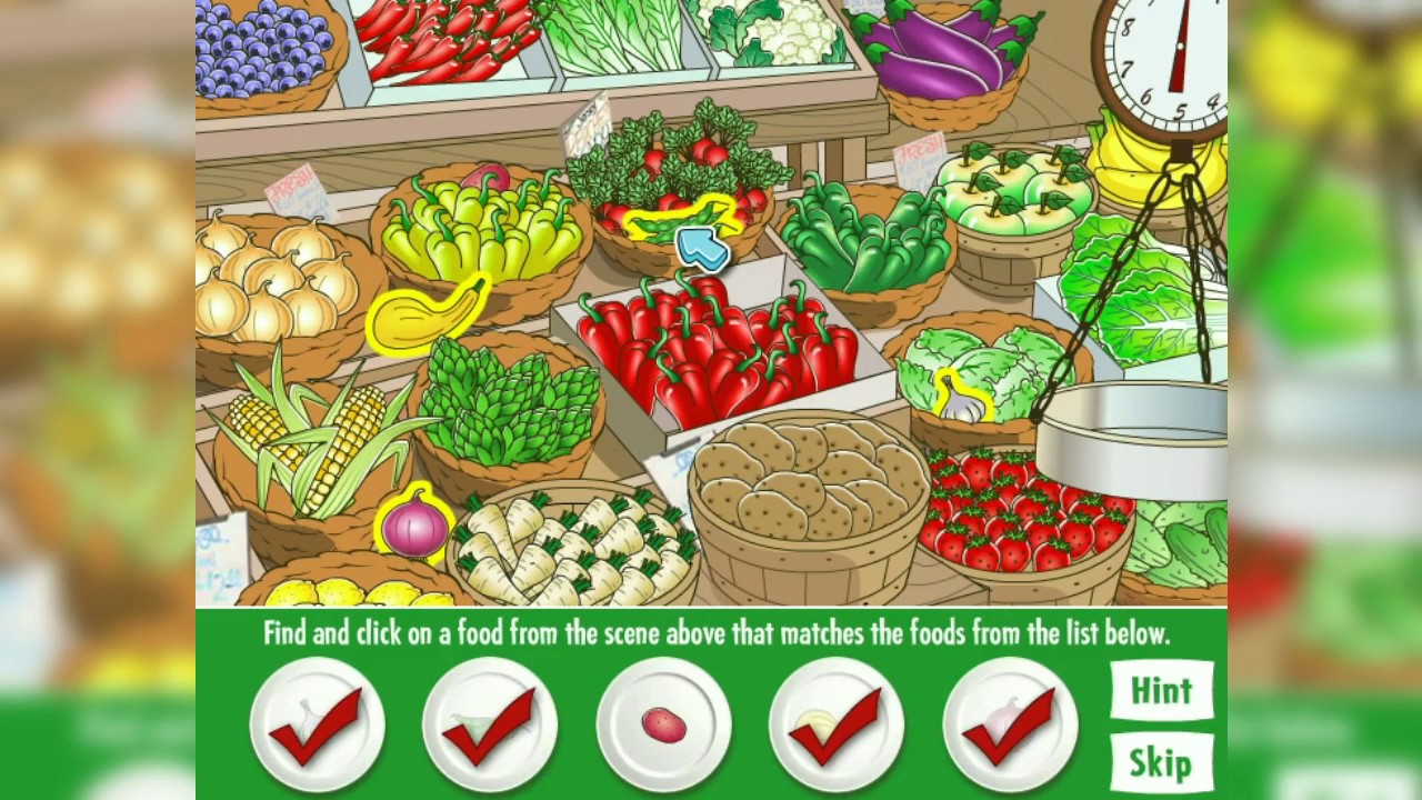Healthy Food Hunt Gameplay