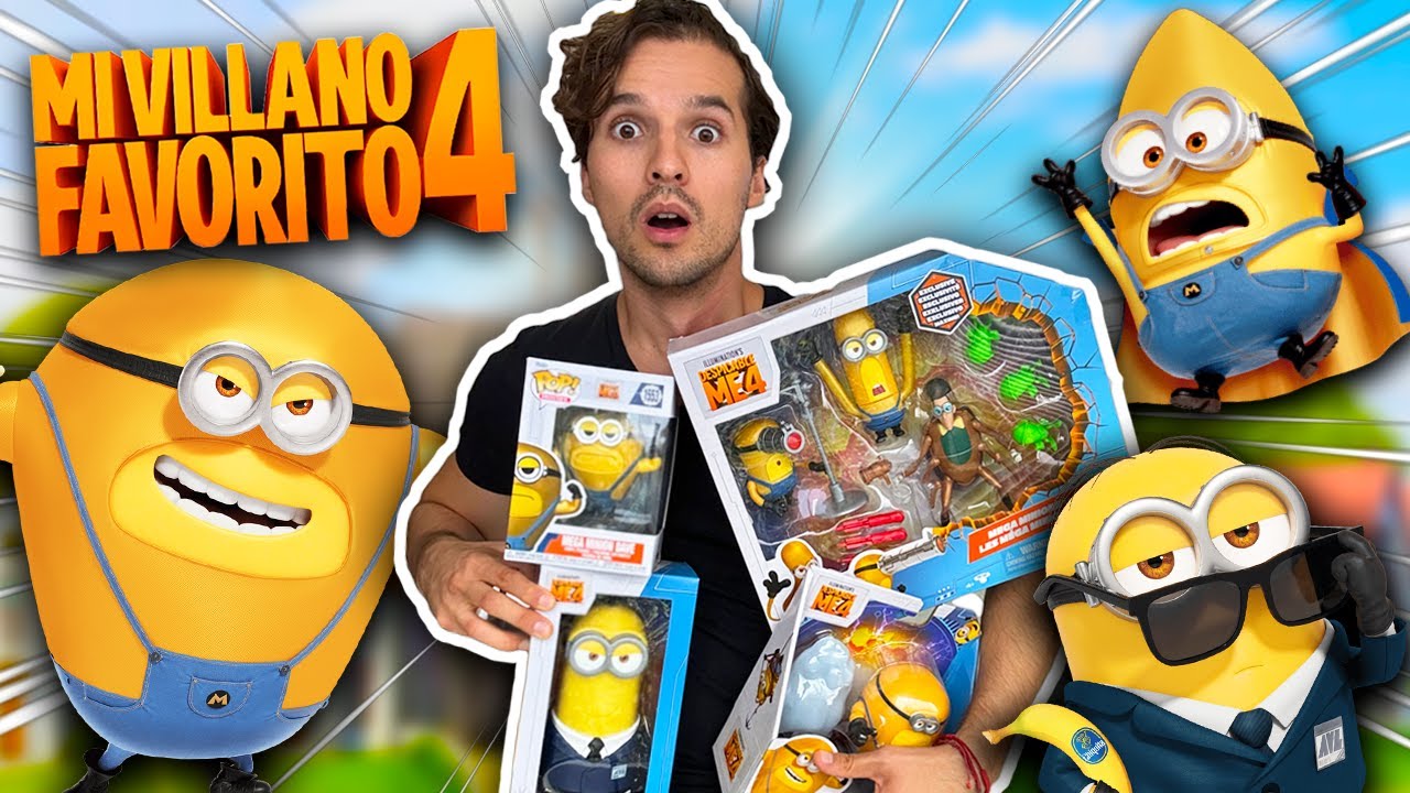 COMPRÉ Y ABRÍ TODOS LOS JUGUETES DE MI VILLANO FAVORITO 4 !! / Memo Aponte