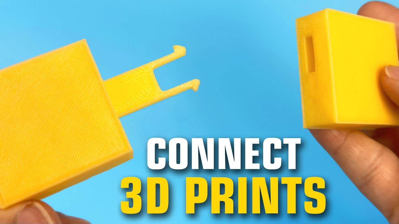 Connect 3D Printed Parts | Проектирование для массового производства 3D-печати