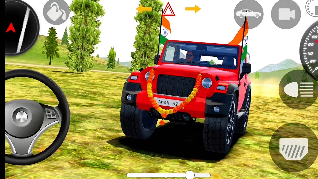 Modified Mahindra Thar Games:Indian Red Thar (Gadi Wala Games) Car Game Android Game - #2026