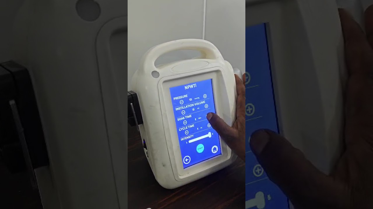 How to apply the small Irrigation kit with Vaczon NPWT vac machine 2.2