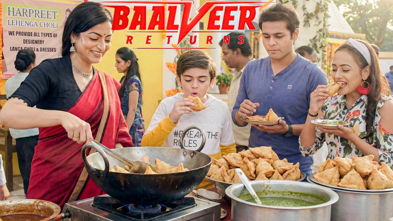 विवान की माँ ने खोली समोसे की दुकान FREE के समोसे देख टूट पड़े बालवीर-विवान || Baalveer Returns