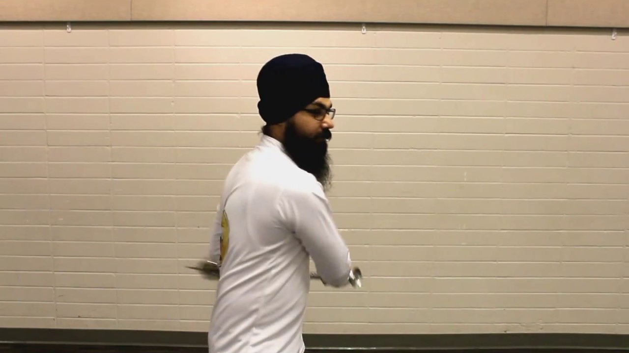 Sikh Martial Arts (Gatka) Tutorial 7, Gurj Spinning