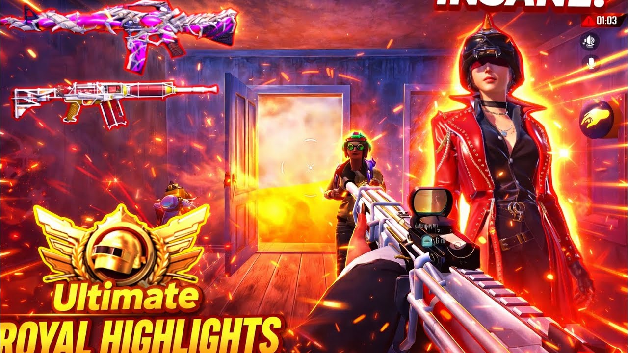Highlights #1 Clutch 1vs4 in Ultimate Royal 🔥 Legend Lobby Gameplay 😈 BGMI - PUBG Mobile