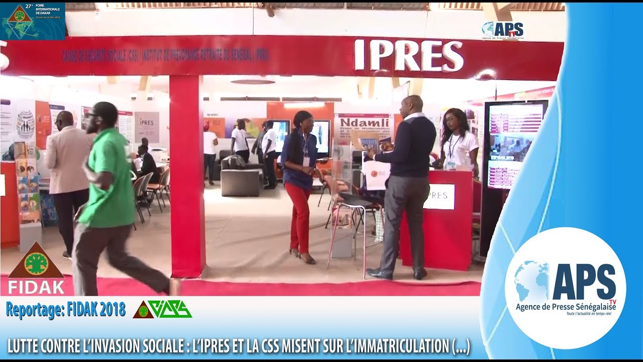 #FIDAK2018 : LUTTE CONTRE L’INVASION SOCIALE : L’IPRES ET LA CSS MISENT SUR L’IMMATRICULATION (...)