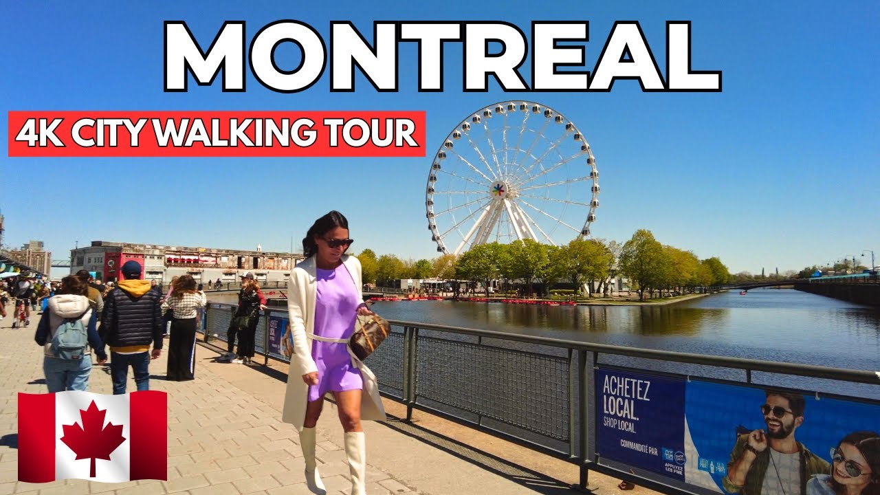 🇨🇦 Old Port Montreal Walking Tour | Scenic 4K Waterfront Walk