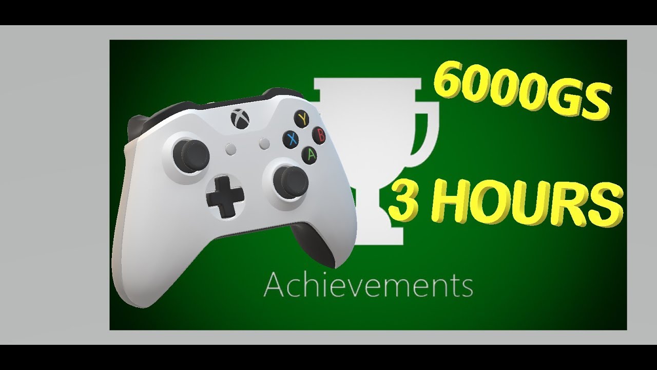 6000 Gamerscore in 3hours Xbox Achievements with 30min games!!! 🎮