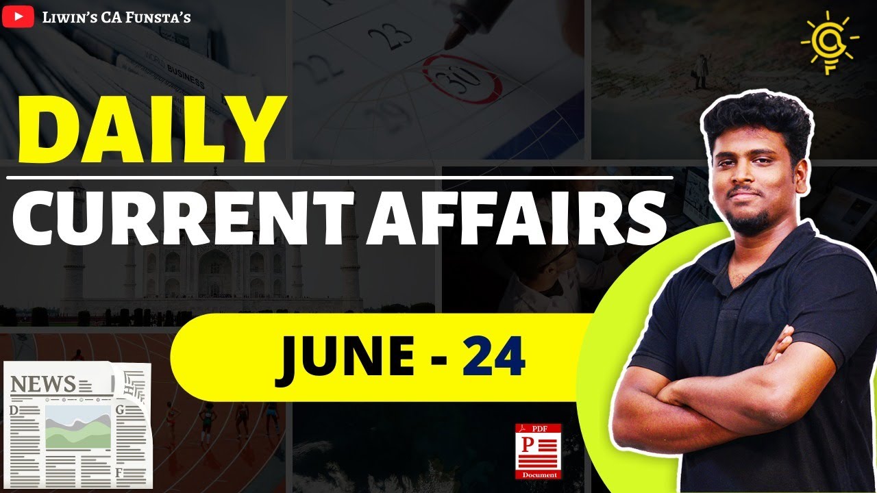 CA Life Lesson 🔴  Live | June - 24 | CURRENT AFFAIRS FOR IBPS,RRB,SSC,UPSC,TNPSC | CA FUNSTA