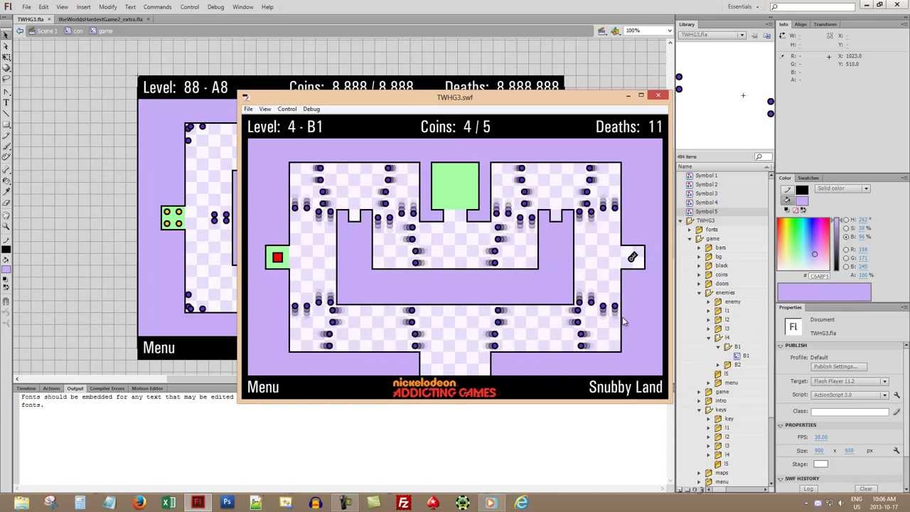The World's Hardest Game 3 - Designing a Level