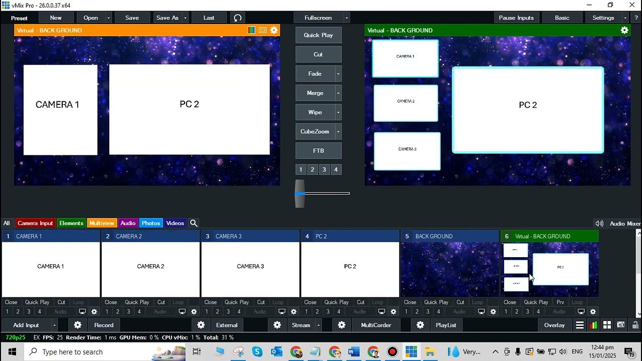 How to Create and program Vmix Multiview