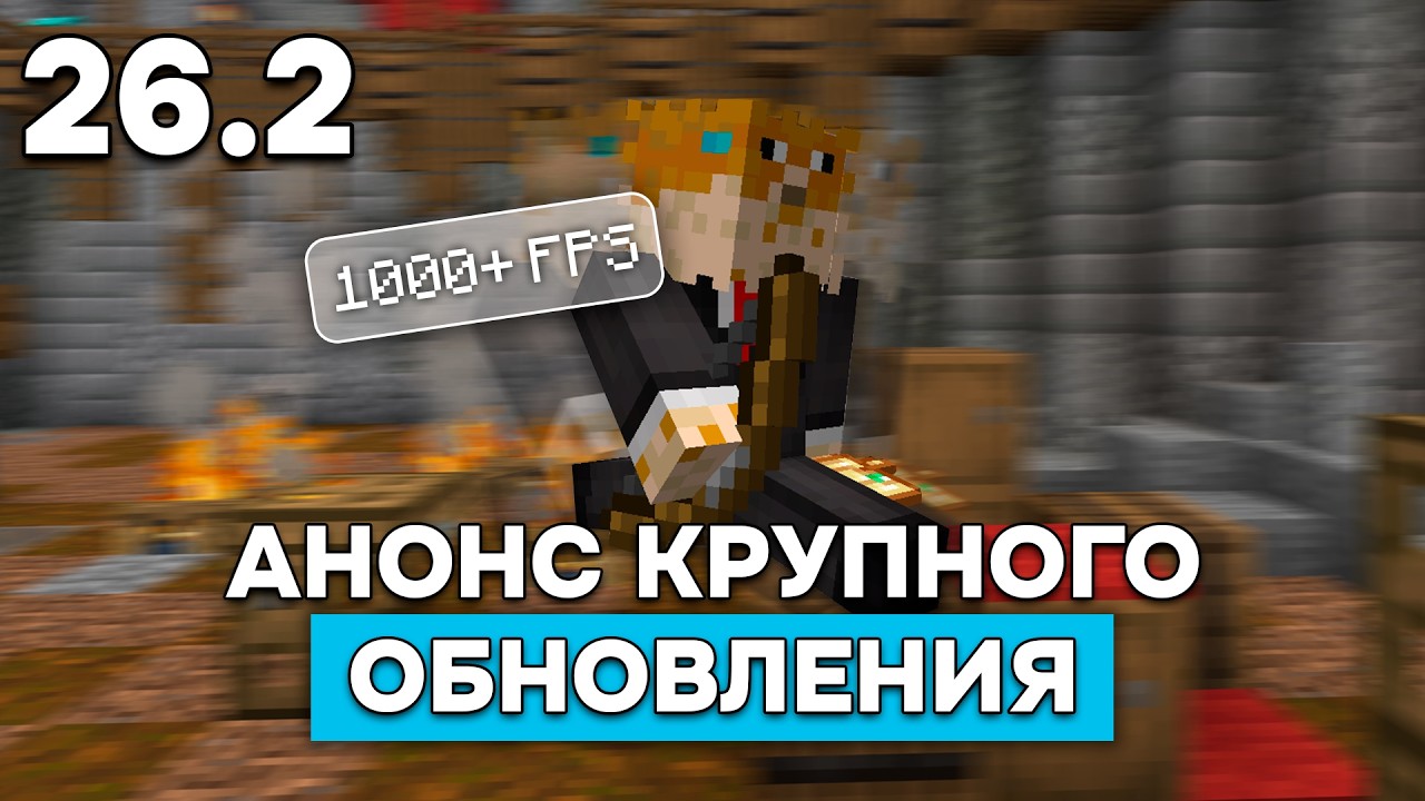 МАЙНКРАФТ ИЗМЕНИТСЯ в 26.2 | Переход с JAVA на VULKAN в СНАПШОТ MINECRAFT 26.1