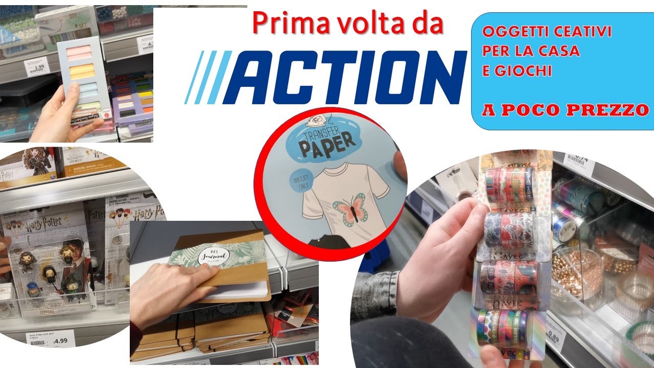Prima volta da ACTION - TOUR COMPLETO -Vlog- Negozio creativo a prezzi bassi - Cosa avremo comprato?