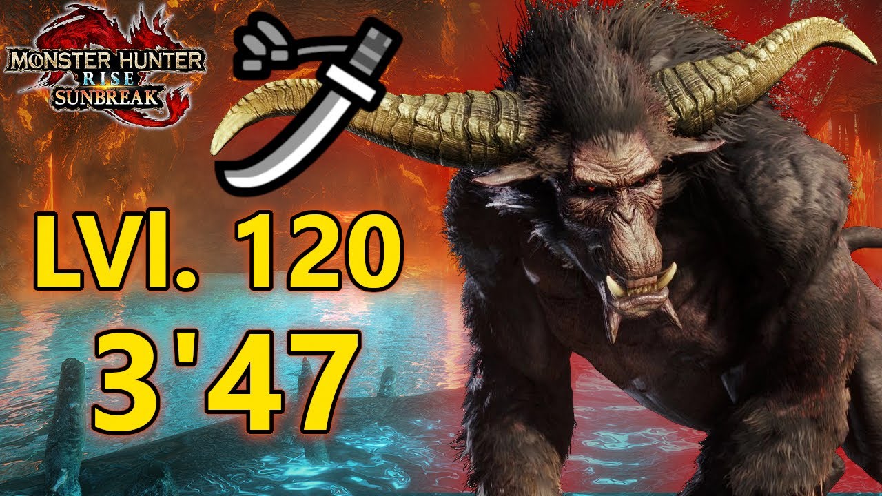 Afflicted Rajang Level 120 Speedrun Longsword Monster Hunter Rise Sunbreak