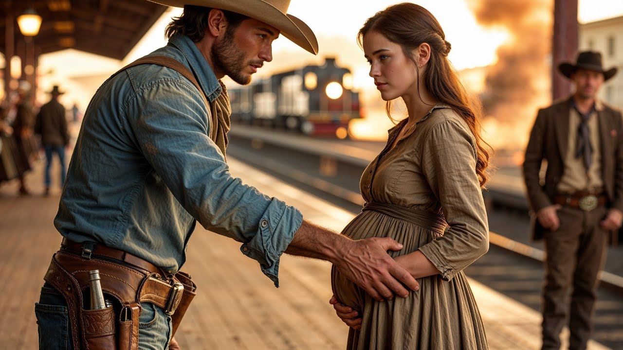 The Pregnant Bride Was Mocked At The Station, A Cowboy Took Her Hand And Said You're Beautiful To Me