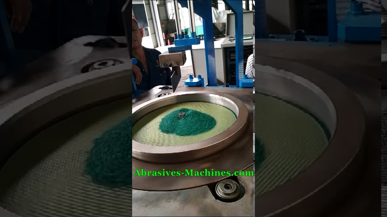 2 workstation cutting wheel making machine leveling