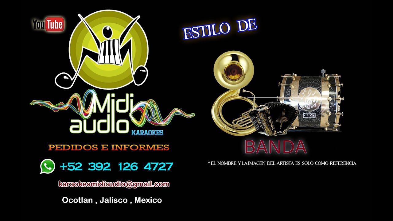 KARAOKE LA GITANILLA - BANDA EL RECODO 2023 @karaokesmidiaudiostudio