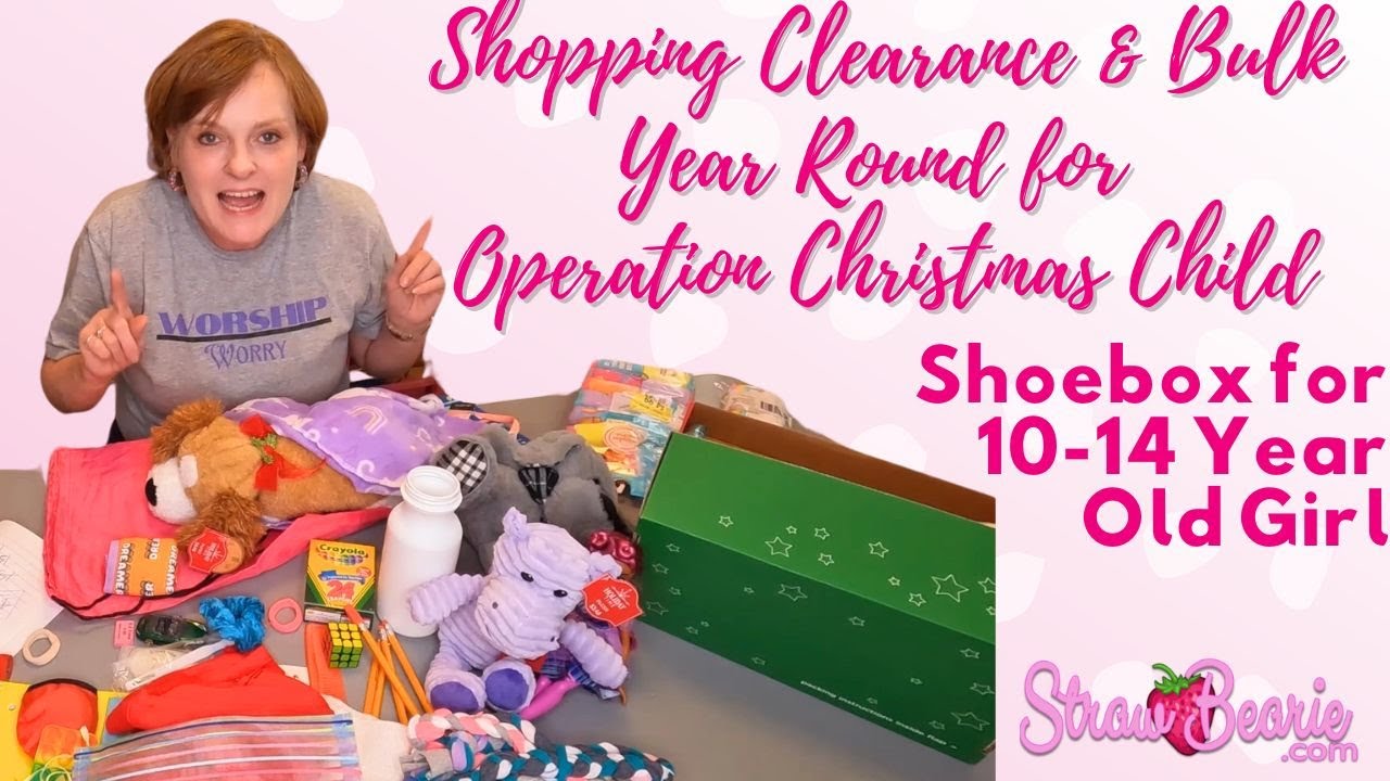 Shopping Clearance & Bulk Year Round for Operation Christmas Child, Shoeox for 10-14 Year Old Girl