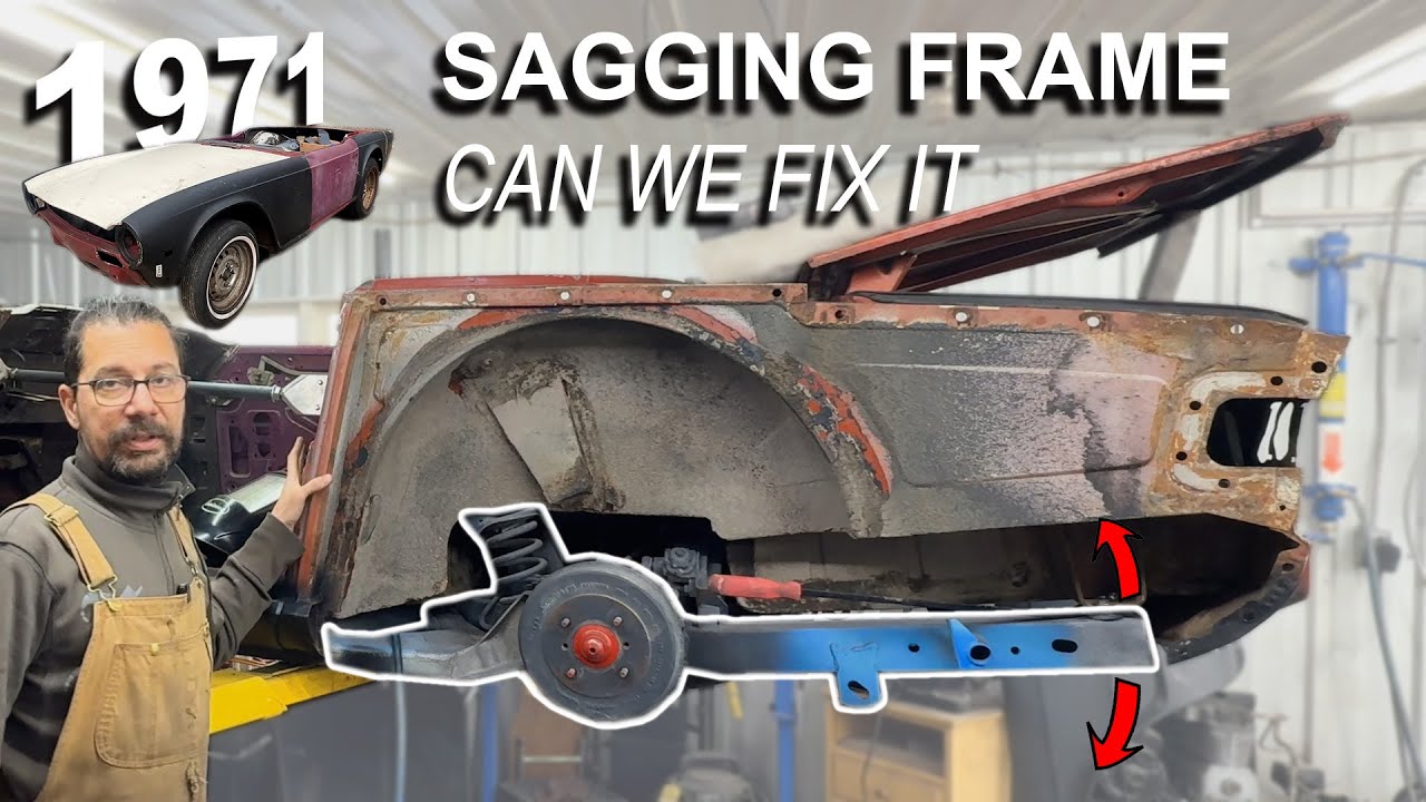 1971 TR6 body repair - Part 9 - Sagging Rear End