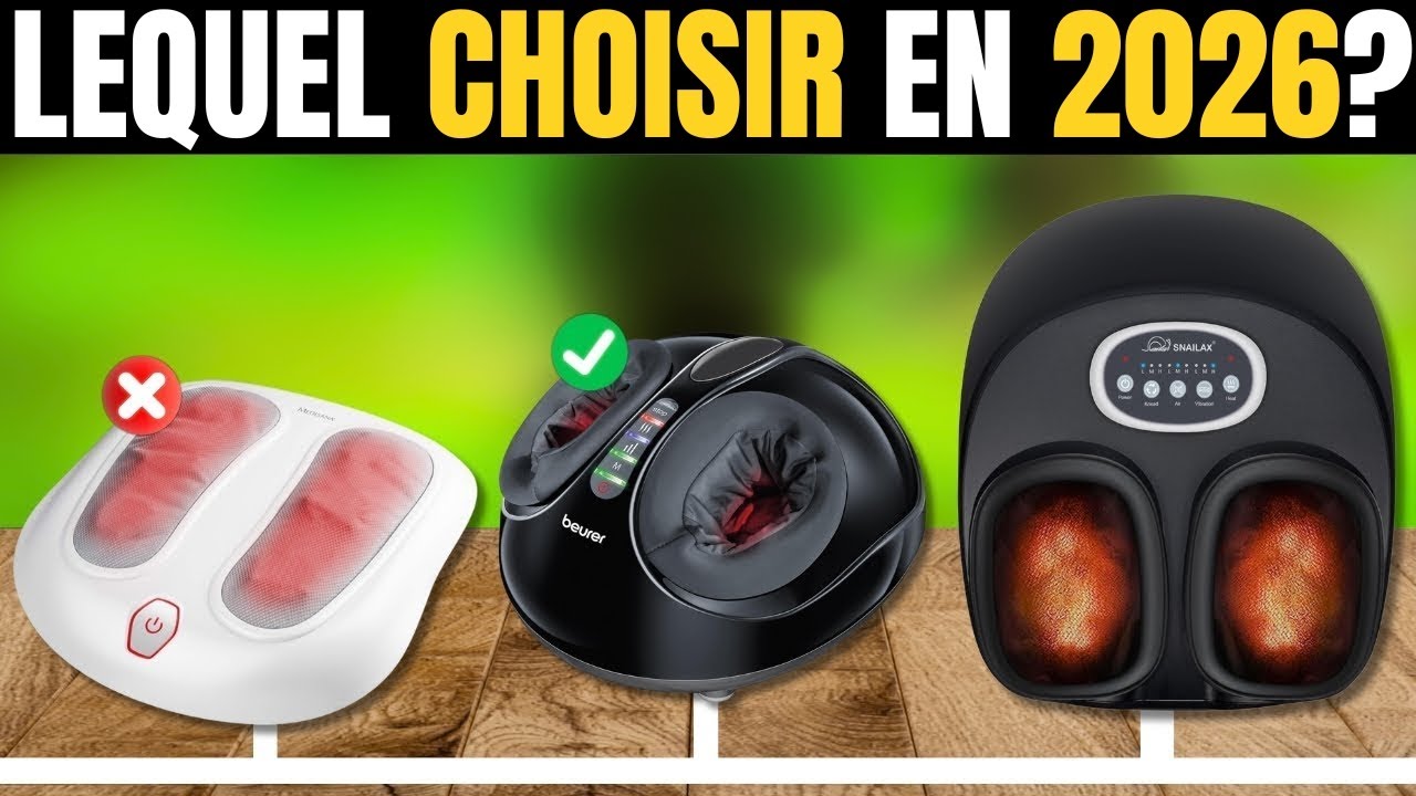 Les Meilleurs Appareils de Massage pour les Pieds de 2026 [NE PAS Acheter Avant de Voir Ça]