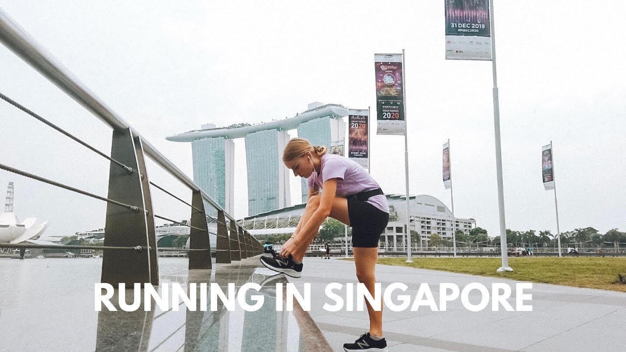 COME RUNNING WITH ME IN SINGAPORE!💦 7k Marina Bay Run