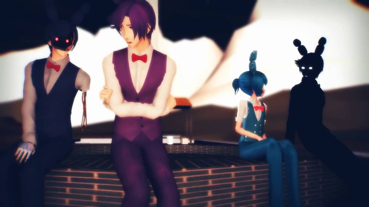【MMD x FNAF】Bonnie won't say he's in love