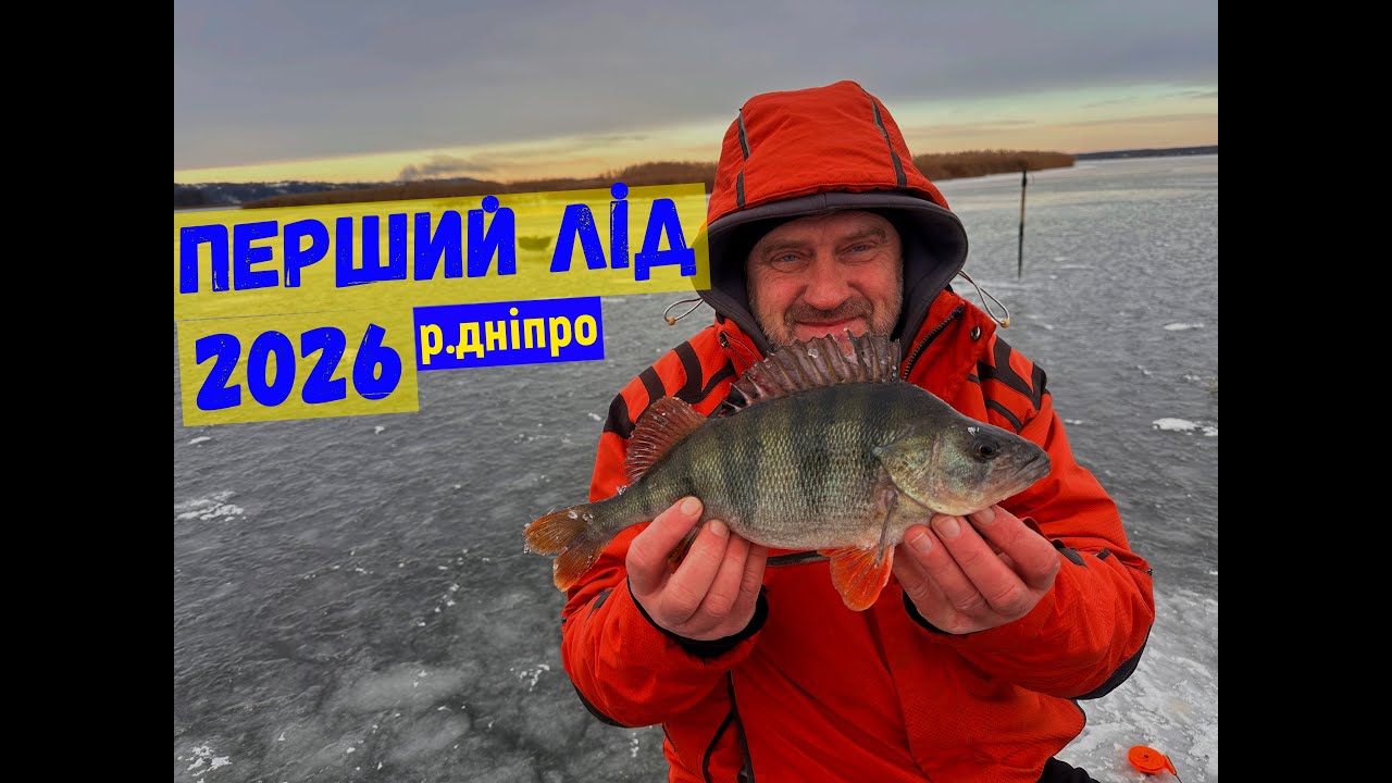 перший лід 2026 ловля окуня