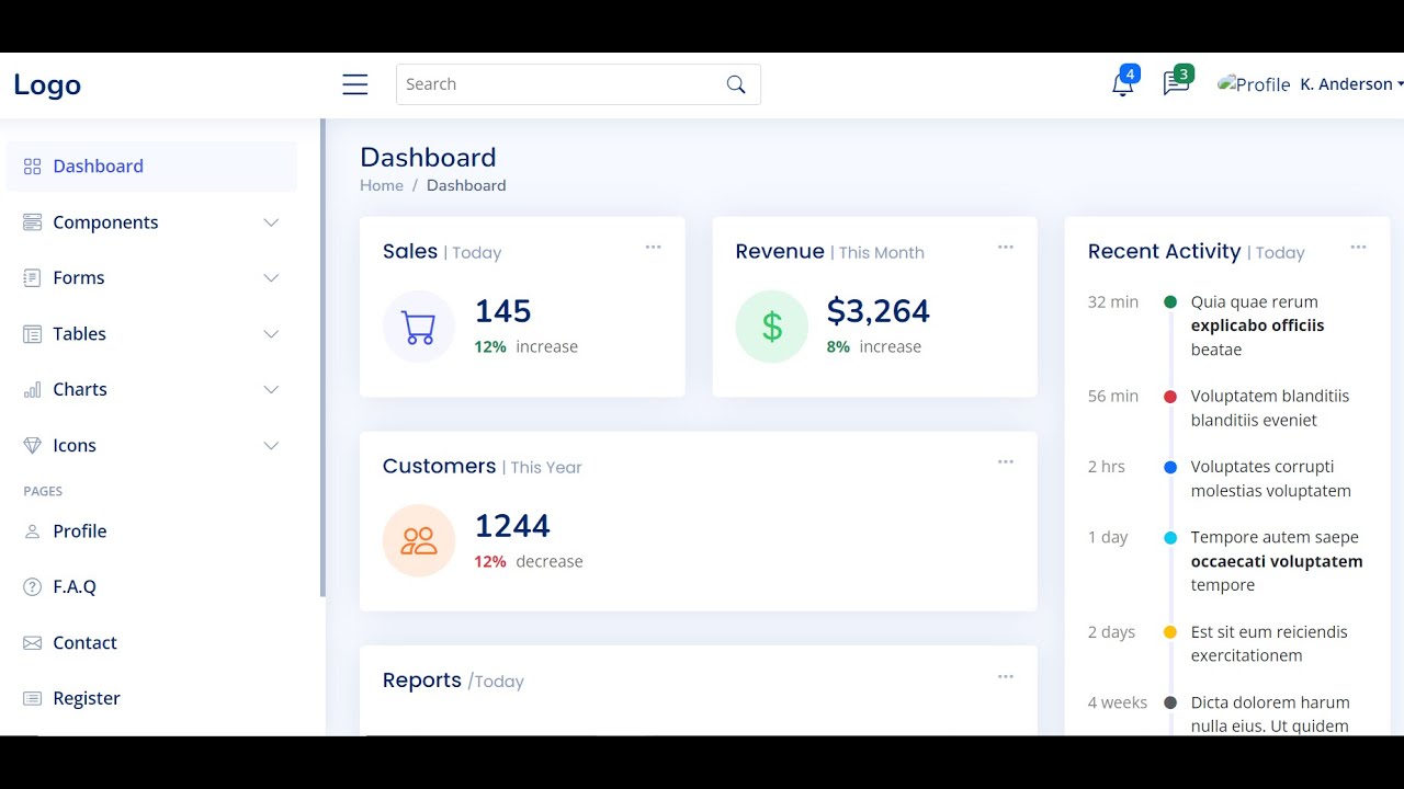 Admin theme integration in Laravel | How to integrate html Theme in Laravel