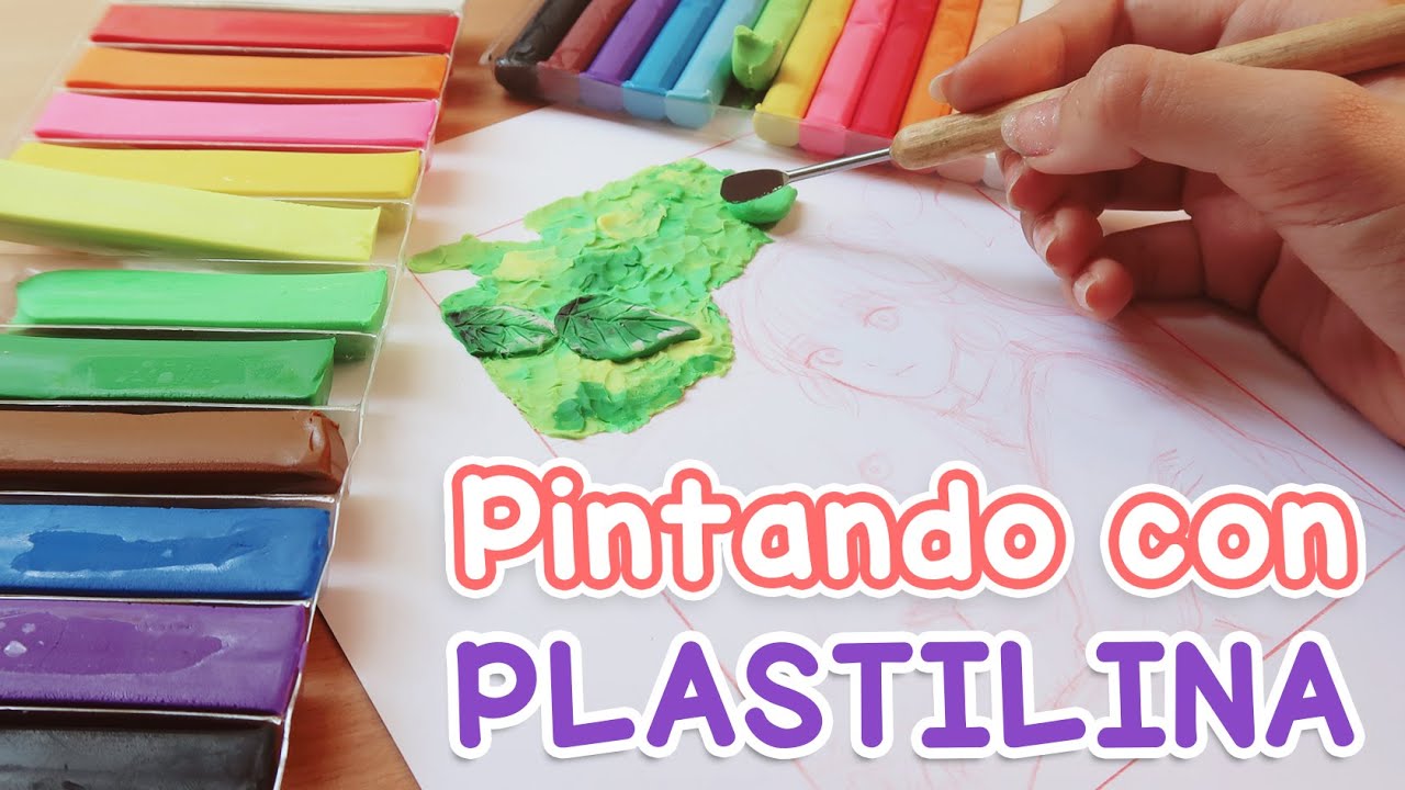 Pintando con plastilina 😄 | 