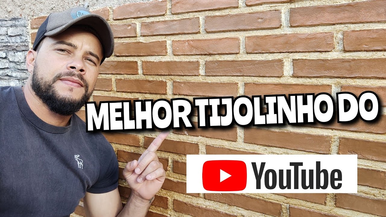 EFEITO TIJOLINHO - COMO FAZER  TIJOLINHO REALISTA.