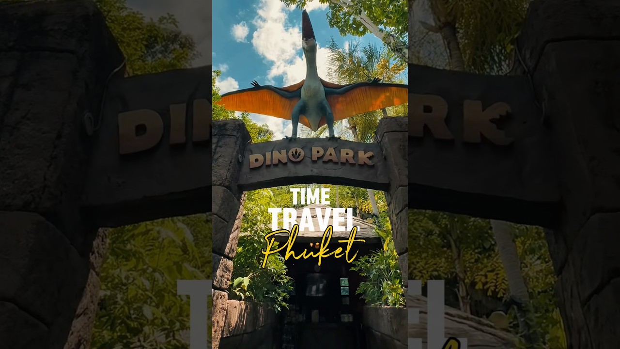 Dino Mini Golf Park 🦖⛳️ #phuket #dinozaur #travel #thailand #minigolf