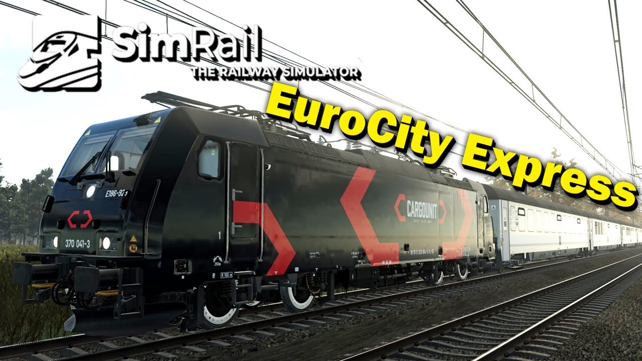 EuroCity Express ECE Traxx w SimRail na MultiPlayer