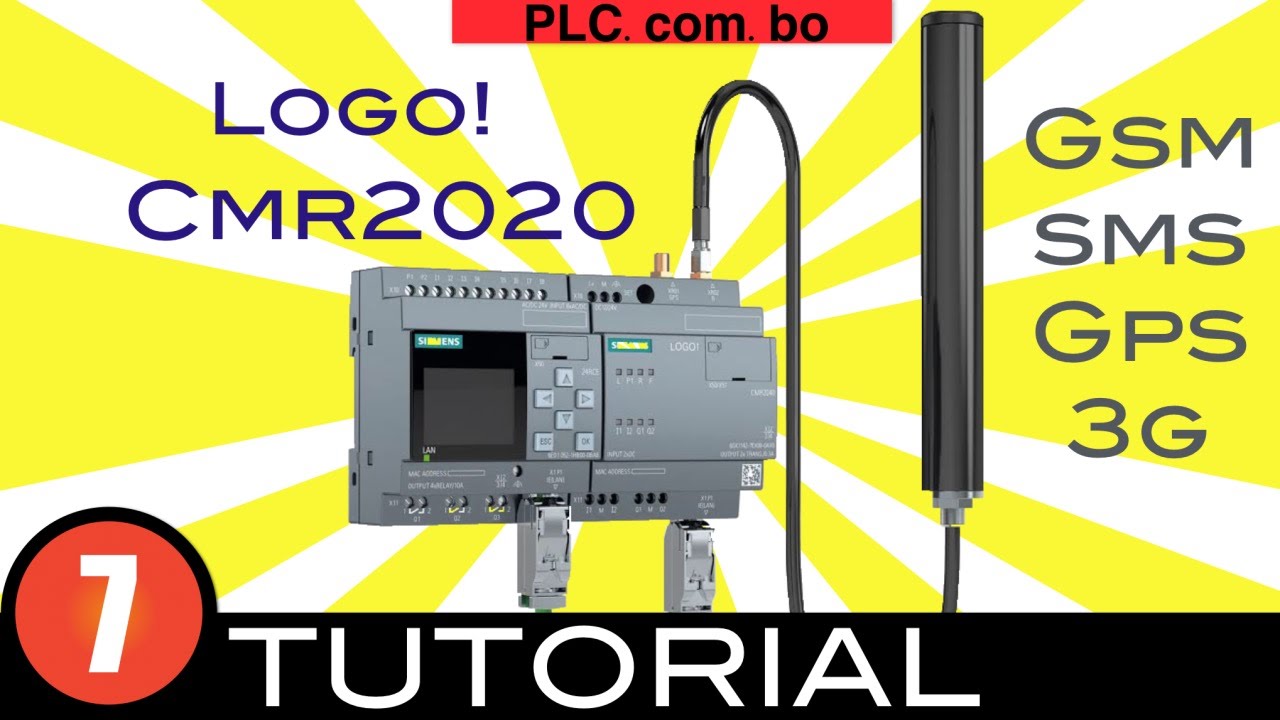 LOGO 8 Siemens Tutorial 7 - CMR2020 Modulo GSM (Part 1)
