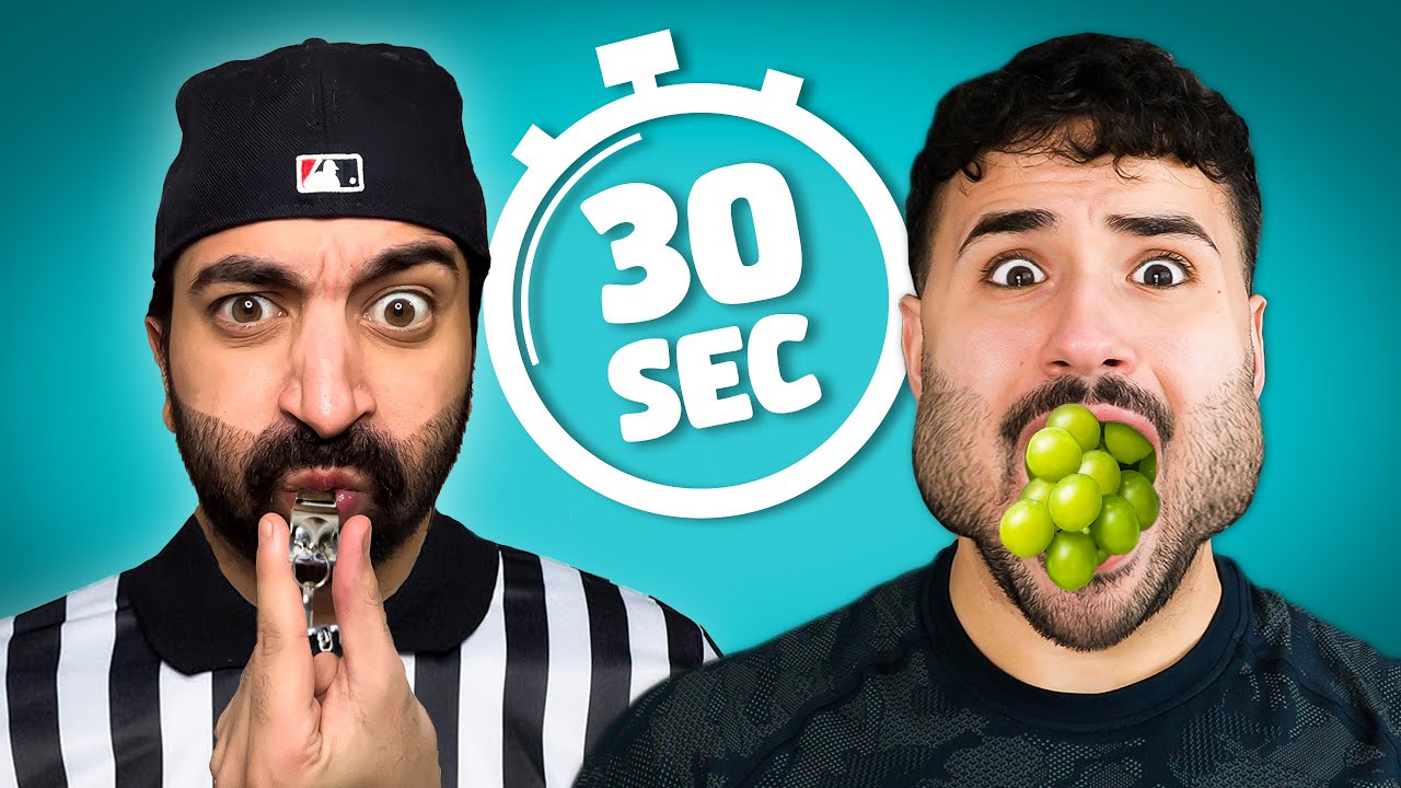 HOW MUCH FOOD CAN WE EAT IN 30 SECONDS?