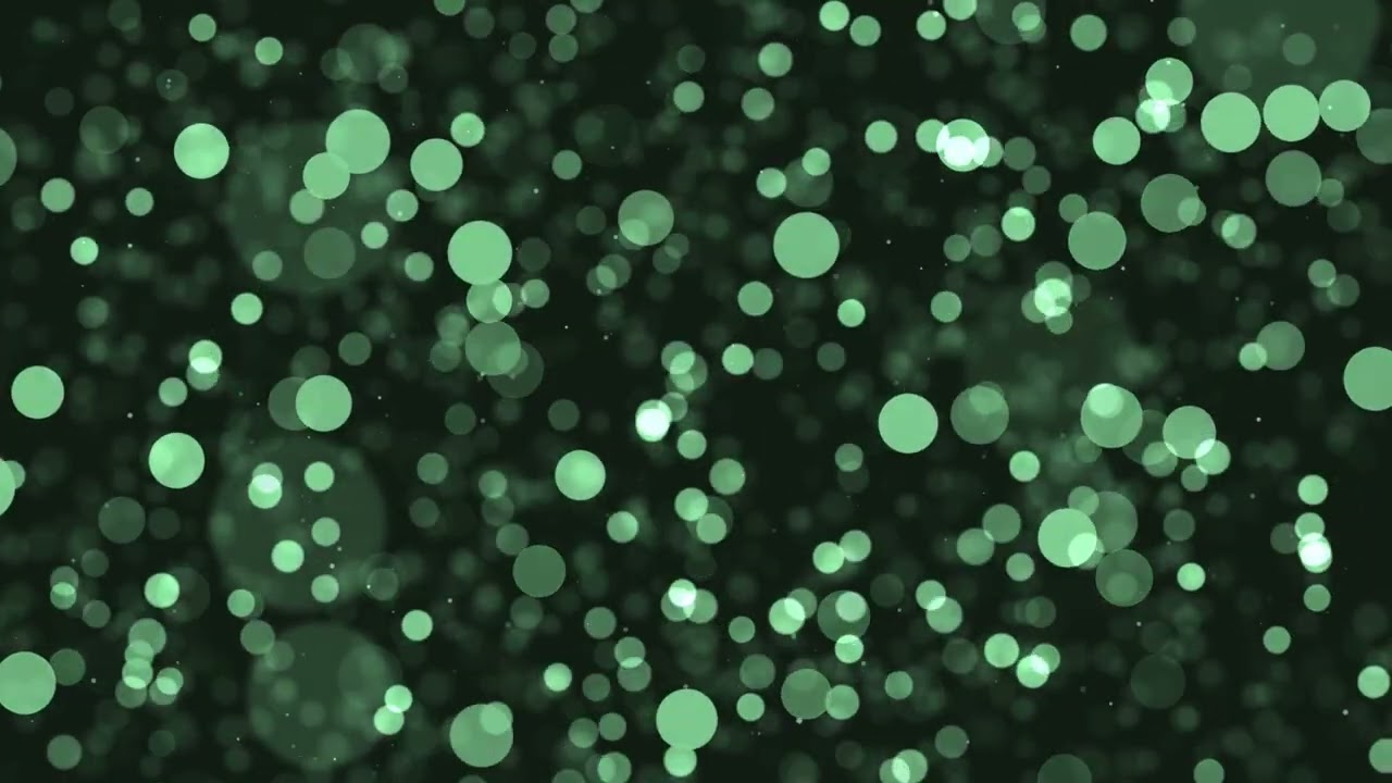 4K Forest Green Bokeh Loop | Calm Nature-Inspired Light Background 🌿
