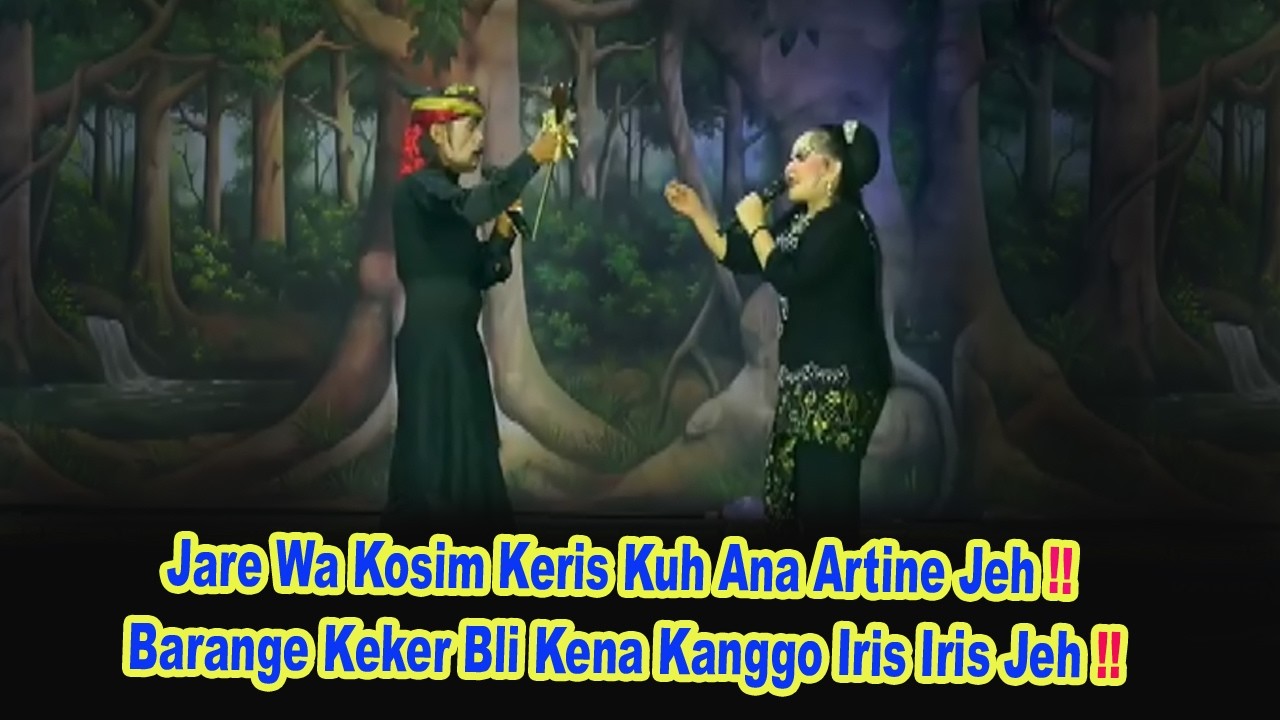 Wa Kosim Lagi Nyandang Susah Jeh Lagi Bingung Jeh