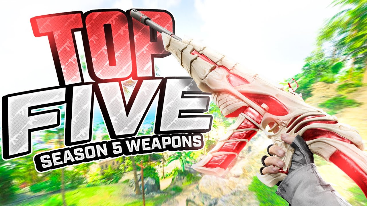 Warzone SEASON 5 TOP FIVE WEAPONS TO USE RIGHT NOW! *META* Warzone Best Loadouts Season 5