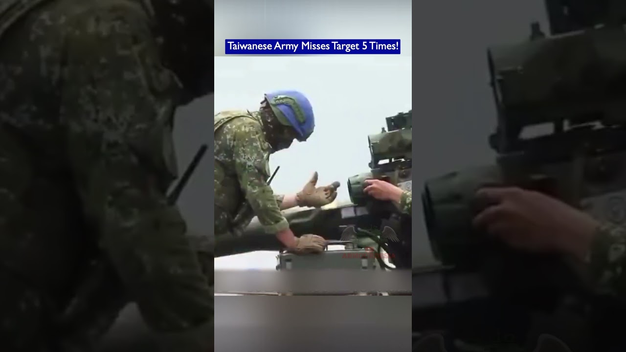 Taiwanese Army Misses Target 5 Times with TOW ATGM!!